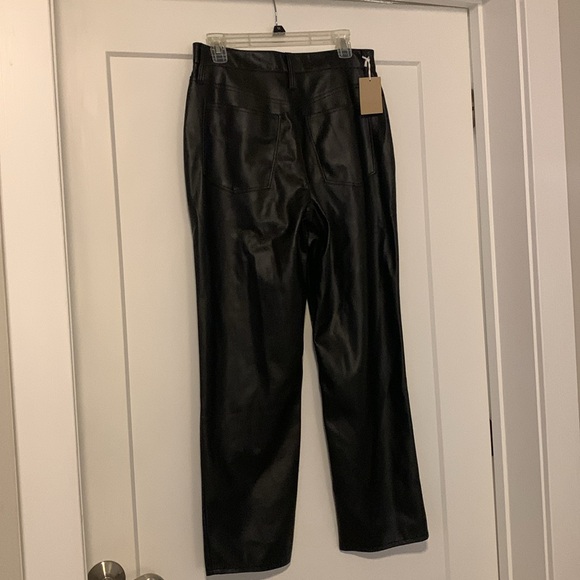 Madewell The Perfect Vintage Straight Leather Pant. Size 29. - Picture 6 of 8